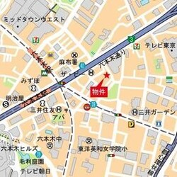 六本木駅 徒歩3分 8階の物件内観写真